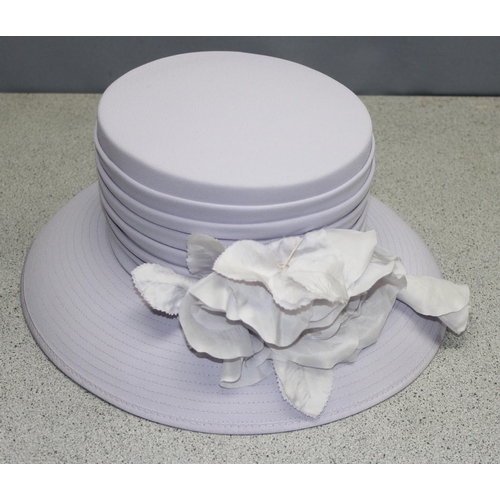 201 - 2 Cappelli Condici ladies Royal Ascot dress hats with box