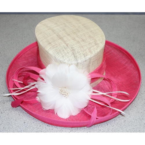 204 - 2 ladies Royal Ascot dress hats or wedding hats by Jacques Vert, 2 boxes