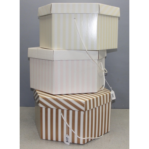 205 - 5 ladies Royal Ascot dress hats or wedding hats by Kangol, Hatmosphere etc, 2 boxes