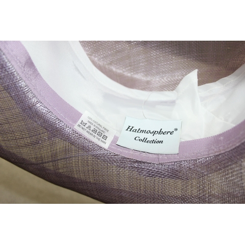 205 - 5 ladies Royal Ascot dress hats or wedding hats by Kangol, Hatmosphere etc, 2 boxes