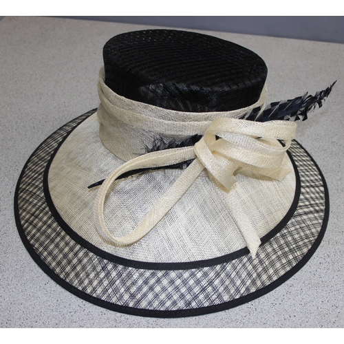 207 - 3 ladies Royal Ascot dress hats or wedding hats by Cappelli Condici, 3 boxes