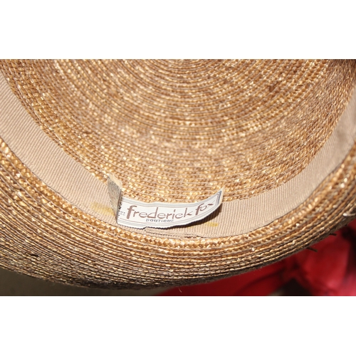 208 - 7 ladies Royal Ascot dress hats or wedding hats by Peter Betterly, Frederick Fox etc, 1 box