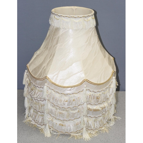 259 - A set of 4 highly decorative lampshades, each approx 42cm tall x 32cm wide