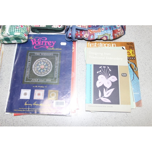 223 - Collection of over 200 mixed knitting patterns, knitting booklets, crochet booklets and needlework b... 