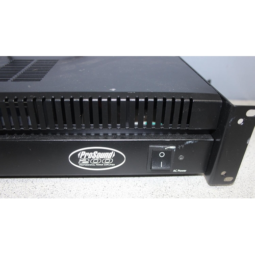 759 - Pro sound 200W amplifier L62BK PA system