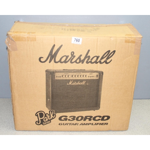 760 - Marshall G30RCD guitar amplifier in box