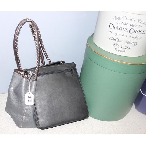 212 - 3 vintage hat boxes of varying size - Liberty, Battersby and one other, Stead and Simpson black and ... 