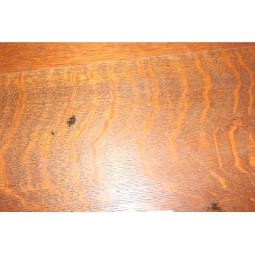 151 - A small vintage oak 2 drawer index card drawer with brass handles, approx 34cm wide x 38cm deep x 12... 