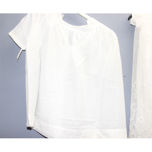226 - 2 vintage christening gowns, early 20th century