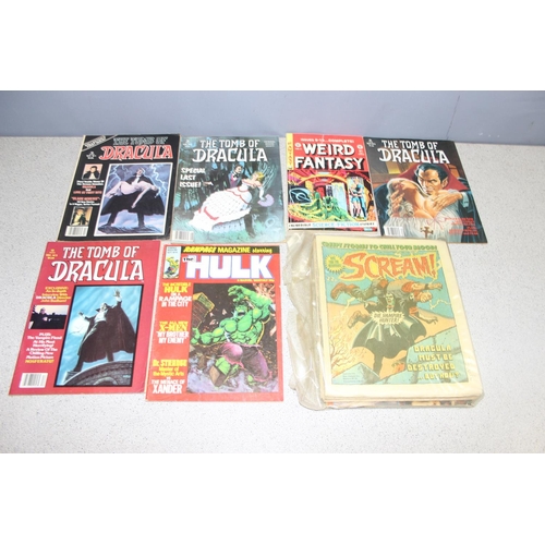 511 - Qty of vintage and later comic books to incl Thunderbirds, Nemesis The Warlock, Scream etc