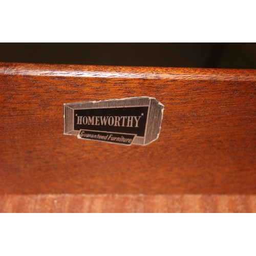 155 - Homeworthy Bookshelf Sideboard, approx 110cm wide x 48cm deep x 159cm tall