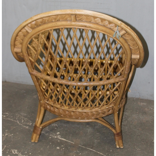 156 - Three Cane Conservatory Chairs