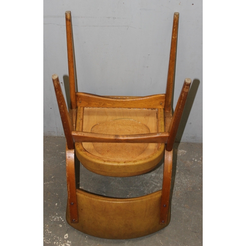 158 - Four Sandy Seated Chairs