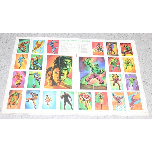 1979 marvel comics group The Incredible Hulk sticker album complete