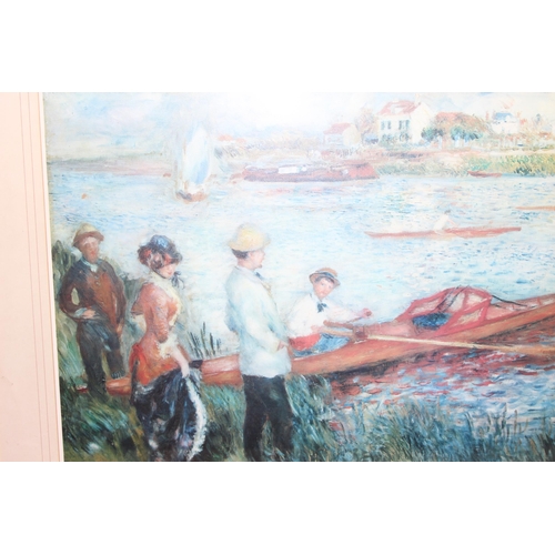 412 - Vintage print of the original oil on canvas by Pierre Auguste Renoir 'Oarsman at Chatou' 1879, appro... 