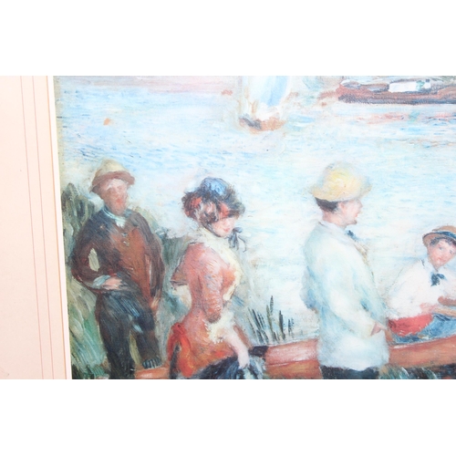 412 - Vintage print of the original oil on canvas by Pierre Auguste Renoir 'Oarsman at Chatou' 1879, appro... 