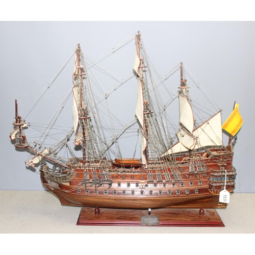 1531 - San Felipe T063 by OHM Exclusive Edition model ship, approx 88cm W x 76cm H, The San Felipe was a Sp... 