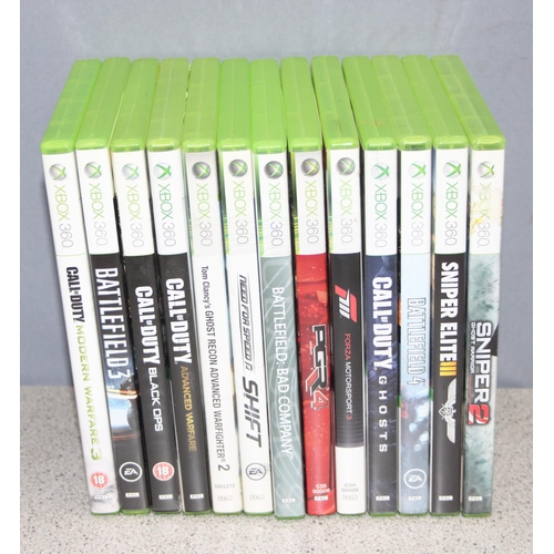 1508 - Qty of assorted X-Box games