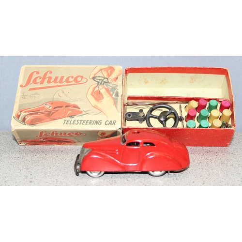 1514 - Vintage Schuco Telesteering 4-speed toy car in original box