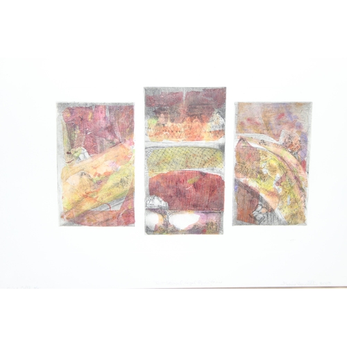 498G - Marise Hepworth (XX-XXI) limited edition Artist's Proof abstract coloured engraving entitled 