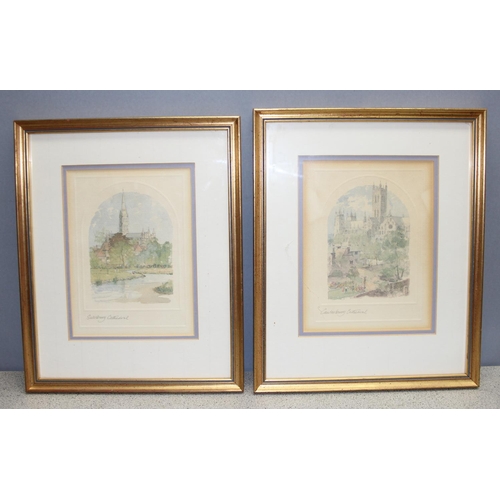 490 - Mixed lot of originals and prints, to incl 3 watercolours by Terry McKivragan (British, 1912-2013), ... 