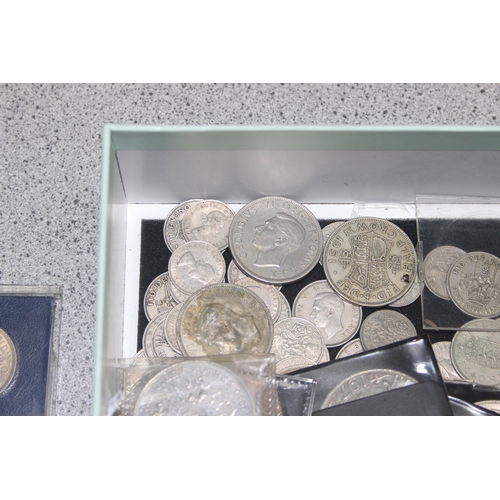 1280 - Qty of assorted coins to inc commemorative crowns, some in holders, mainly cupro-nickel, approx 1.3k... 