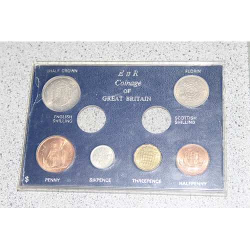 1280 - Qty of assorted coins to inc commemorative crowns, some in holders, mainly cupro-nickel, approx 1.3k... 