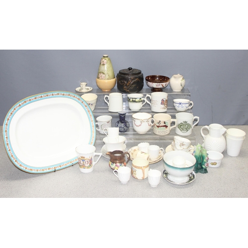 Qty of good quality antique and later ceramic items to inc 1925 Wembley ...