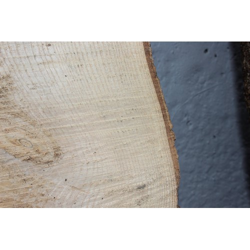 23 - 3 large ash planks, each approx 240cm long x 35cm wide x 7cm thick