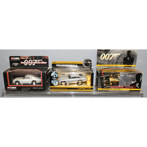 1509 - Qty of boxed Corgi James Bond cars, mostly Aston Martin