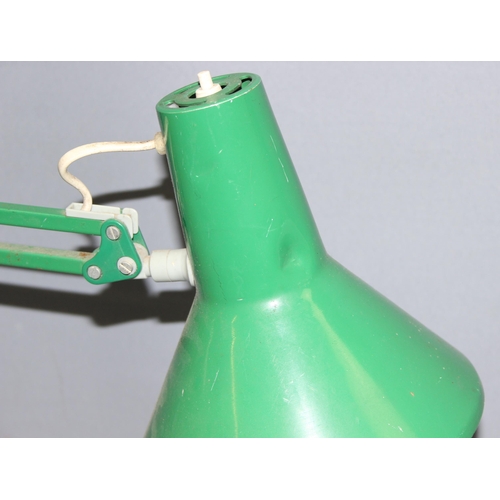 233 - A vintage green Anglepoise style desk lamp