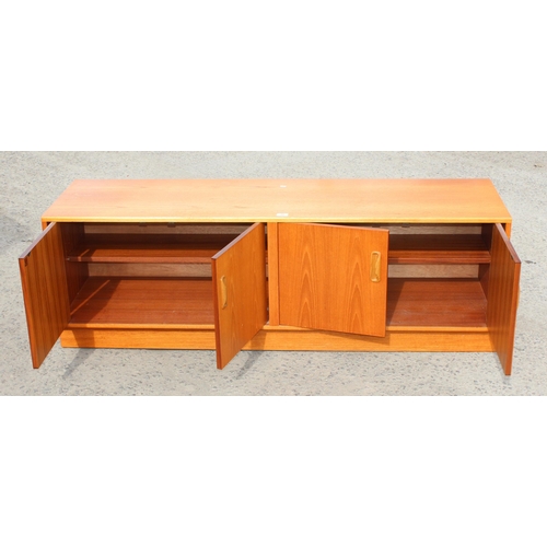 36 - Retro G-Plan low sideboard, approx 162cm wide x 46cm deep x 54cm tall