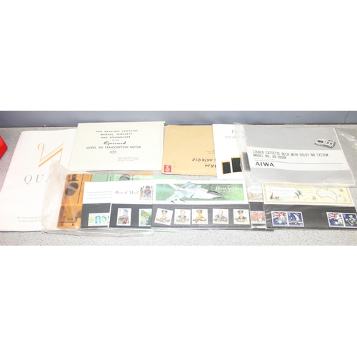 501 - Mixed lot of stamps and other ephemera to incl presentation packs