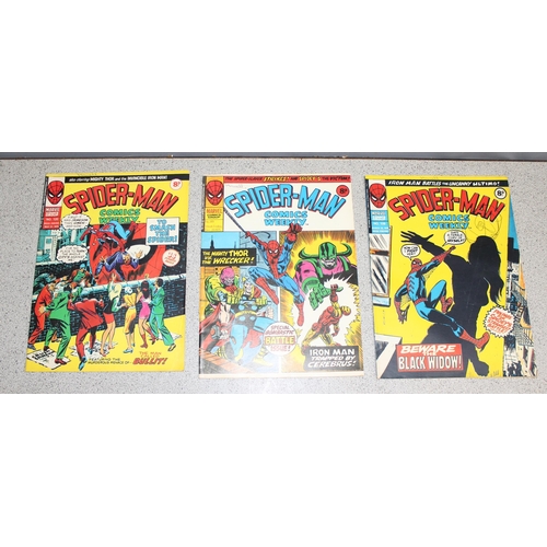 502 - 10 vintage Spider-Man comic books