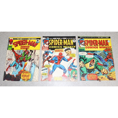 502 - 10 vintage Spider-Man comic books