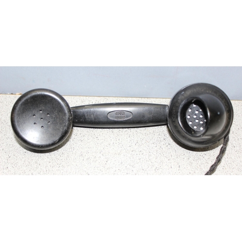 651 - Vintage Bakelite rotary dial telephone