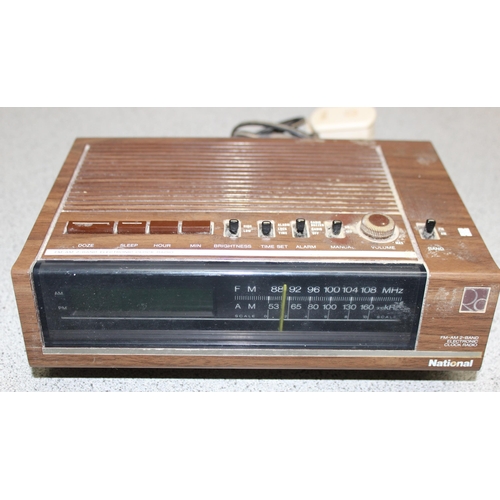 751 - Vintage Sanyo radio cassette recorder (M2442K) and 2 radios to incl Philips 381A-15