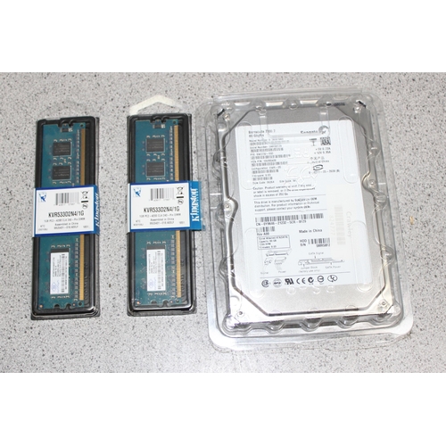 752 - 80gb Barracuda 7200.7 hard drive, and 2 x 1gb memory RAM