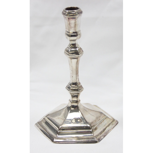 1032 - A superb pair of cast silver Queen Anne style silver candlesticks, marked for London 1967 by Chantry... 