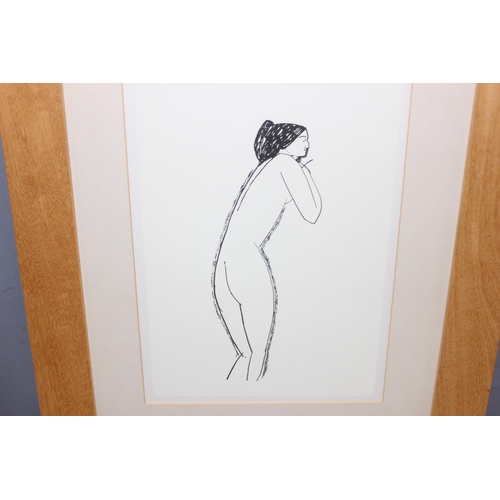 429 - After Amedeo Modigliani (Italian, 1884–1920), 2 black and white prints of female nudes, each approx ... 