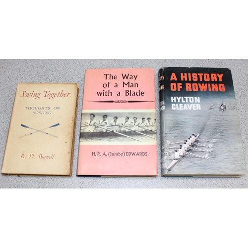 509 - Qty of vintage Oxford and rowing related books