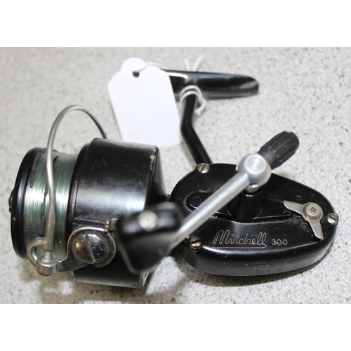 708 - 3 fishing reels to incl 2 x Mithcell 300 and an Abu 505