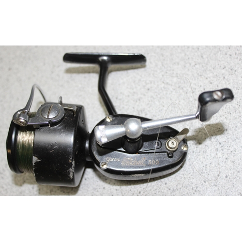 708 - 3 fishing reels to incl 2 x Mithcell 300 and an Abu 505