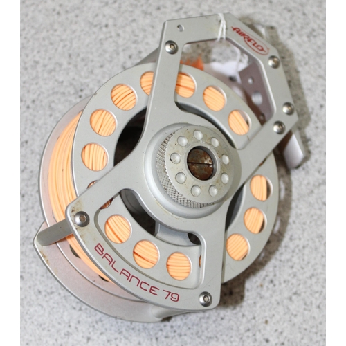 712 - 2 fly fishing reels to incl Airflo Balance 79, Airflo X-Stream 6-8, and spare spool