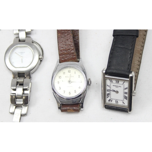 1332 - Qty of assorted vintage and later watches to inc Longines, Kelton etc (5)