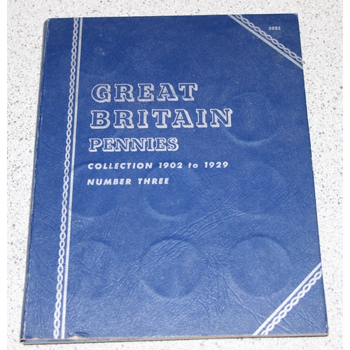 1248 - 5 assorted Whitman coin albums for British copper coins, Queen Victoria and later, most folders with... 