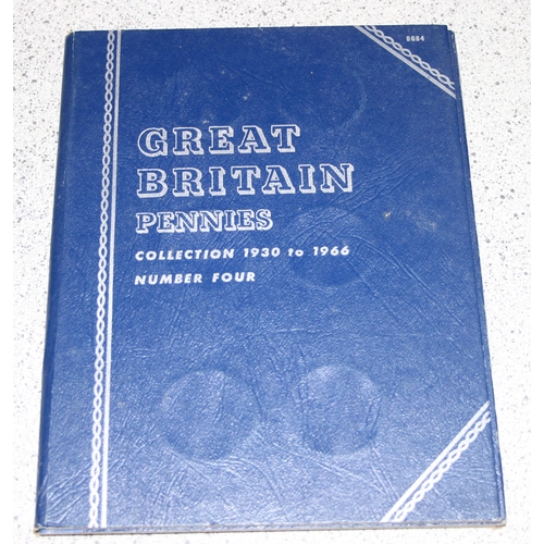 1248 - 5 assorted Whitman coin albums for British copper coins, Queen Victoria and later, most folders with... 