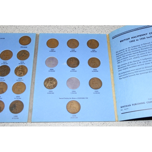 1248 - 5 assorted Whitman coin albums for British copper coins, Queen Victoria and later, most folders with... 