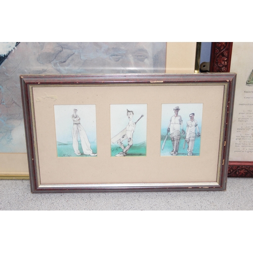 458 - Large aluminium framed 1970’s clown print titled ‘Friendship’ by American artist Robert Owen, 56cms ... 