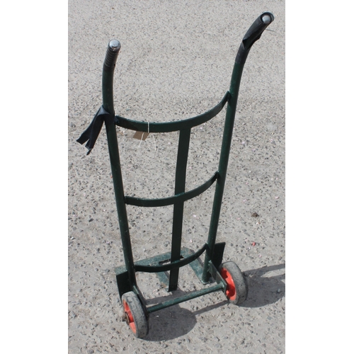 817 - Vintage metal framed sack truck